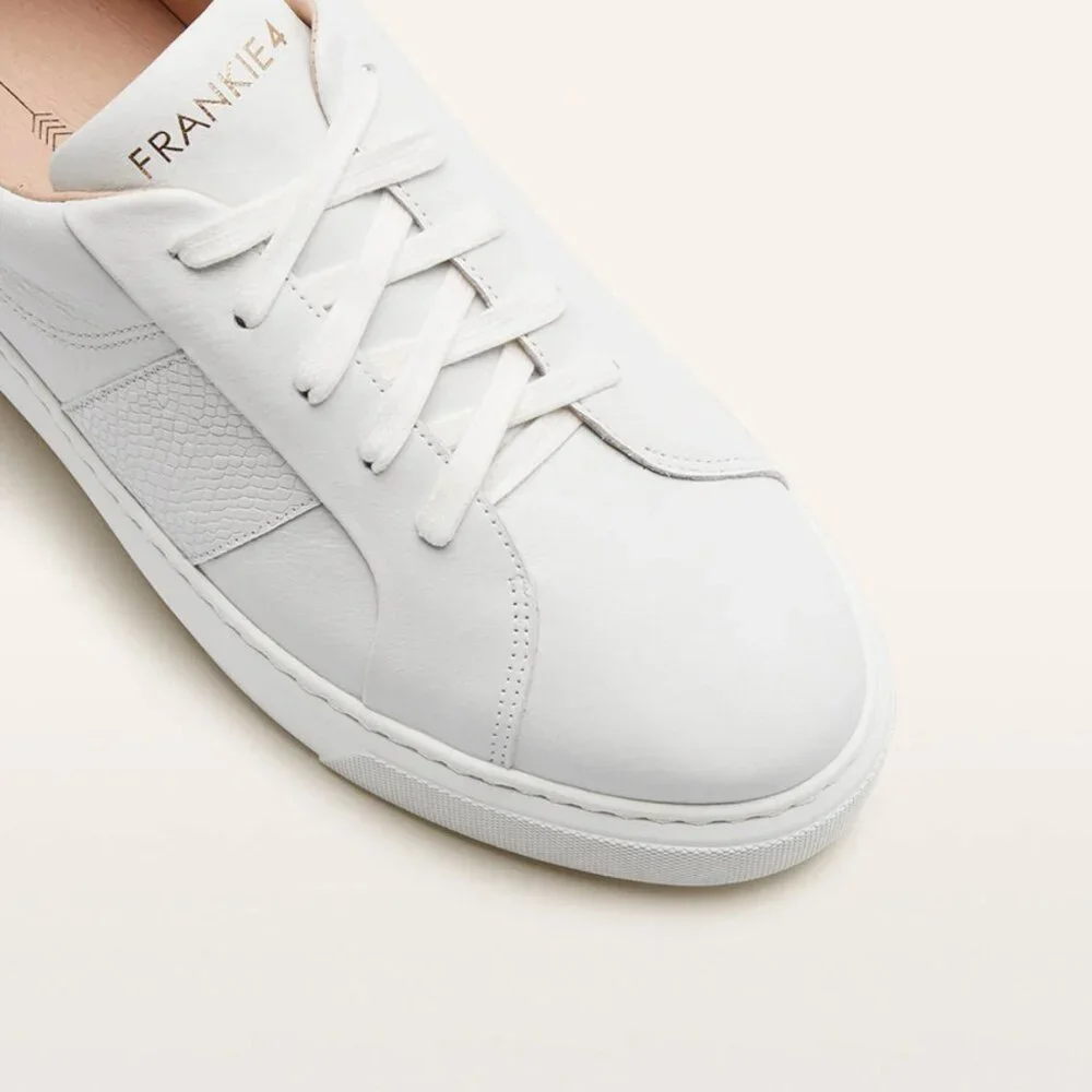 FRANKIE4 Riley Sneakers in White Tumbled - Women's 9.5 - Picture 4 of 5